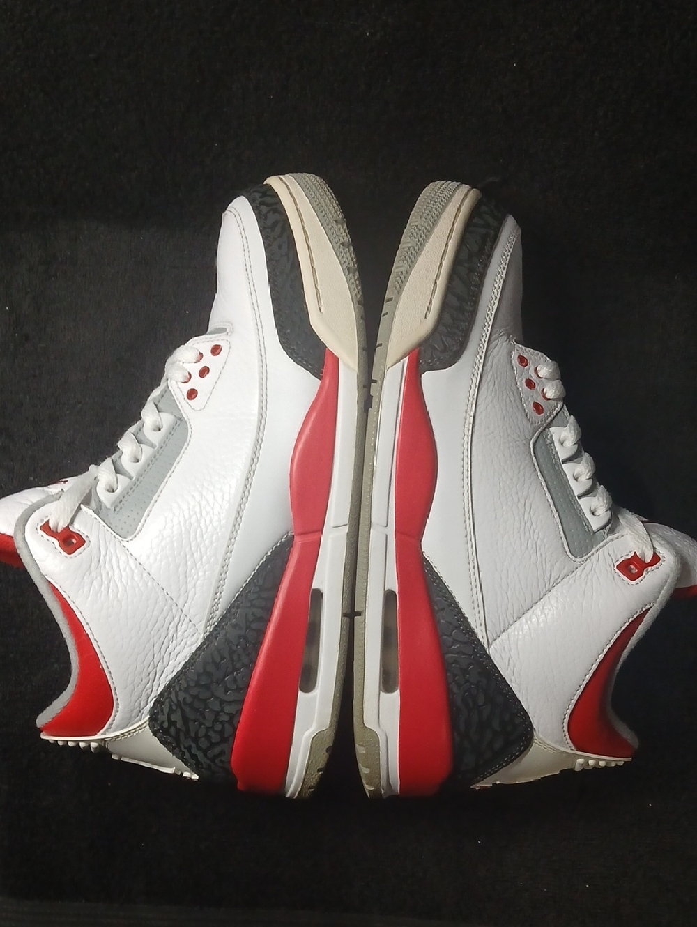 Air Jordan 3 Retro "FIRE RED" 2013 Mens Size-10 100%AUTHENTIC! - Picture 4 of 16